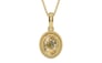 Ashtadhatu Ceylon Yellow Sapphire Pendant Fine Quality (P7)