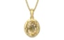 Ashtadhatu Ceylon Yellow Sapphire Pendant Fine Quality (P8)