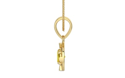 Ashtadhatu Ceylon Yellow Sapphire Pendant Limited Quality (P11)