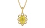 Ashtadhatu Ceylon Yellow Sapphire Pendant Limited Quality (P3)