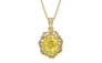 Ashtadhatu Ceylon Yellow Sapphire Pendant Limited Quality (P5)
