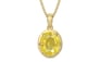 Ashtadhatu Ceylon Yellow Sapphire Pendant Limited Quality (P8)