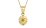 Ashtadhatu Ceylon Yellow Sapphire Pendant Prime Quality (P11)