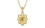 Ashtadhatu Ceylon Yellow Sapphire Pendant Prime Quality (P3)