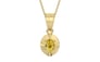 Ashtadhatu Ceylon Yellow Sapphire Pendant Rare Quality (P11)