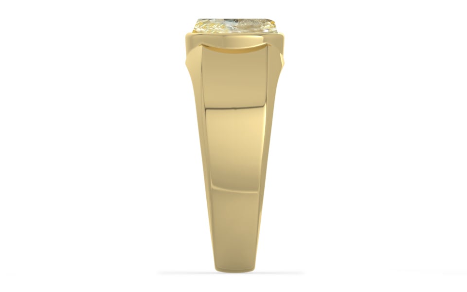 Ashtadhatu Ceylon Yellow Sapphire Ring Fine Quality (R10)