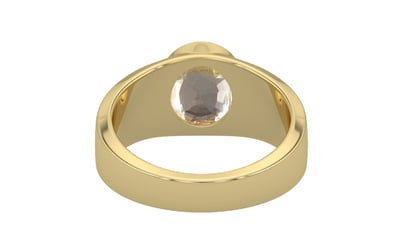 Ashtadhatu Ceylon Yellow Sapphire Ring Fine Quality (R10)
