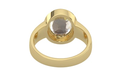 Ashtadhatu Ceylon Yellow Sapphire Ring Fine Quality (R3)