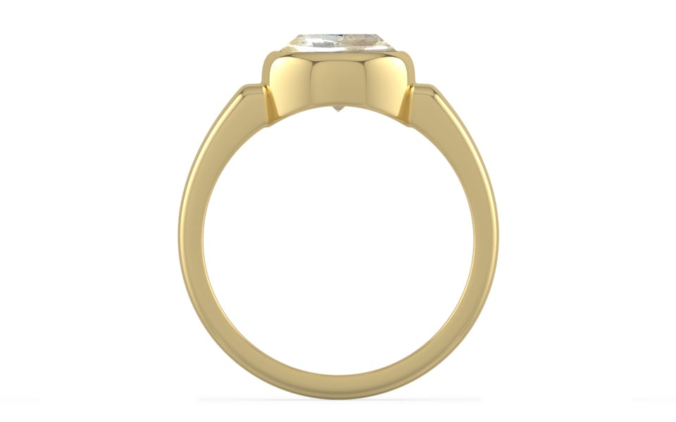 Ashtadhatu Ceylon Yellow Sapphire Ring Fine Quality (R6)