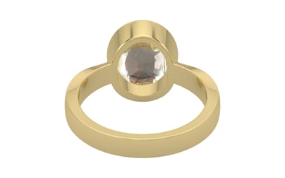 Ashtadhatu Ceylon Yellow Sapphire Ring Fine Quality (R9)