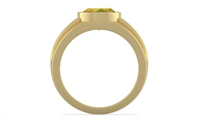 Ashtadhatu Ceylon Yellow Sapphire Ring Limited Quality (R1)