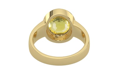 Ashtadhatu Ceylon Yellow Sapphire Ring Limited Quality (R3)