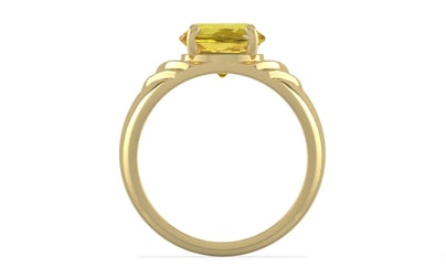 Ashtadhatu Ceylon Yellow Sapphire Ring Limited Quality (R4)