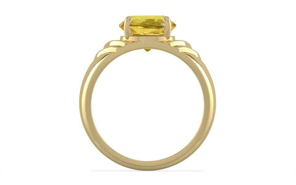 Ashtadhatu Ceylon Yellow Sapphire Ring Limited Quality (R4)