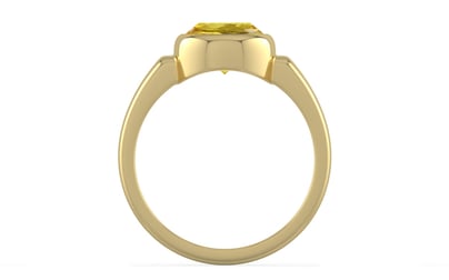 Ashtadhatu Ceylon Yellow Sapphire Ring Limited Quality (R6)