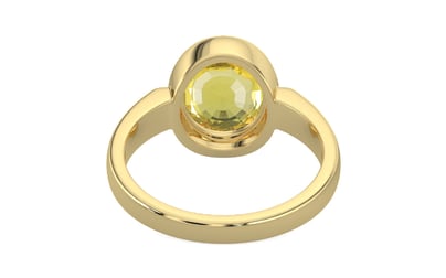 Ashtadhatu Ceylon Yellow Sapphire Ring Limited Quality (R6)