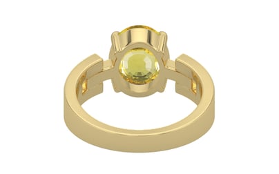 Ashtadhatu Ceylon Yellow Sapphire Ring Limited Quality (R8)