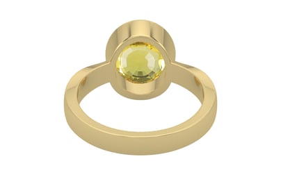 Ashtadhatu Ceylon Yellow Sapphire Ring Limited Quality (R9)