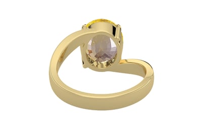 Ashtadhatu Ceylon Yellow Sapphire Ring Prime Quality (R2)