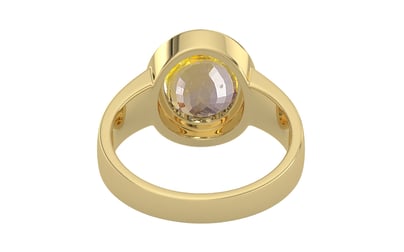 Ashtadhatu Ceylon Yellow Sapphire Ring Prime Quality (R3)