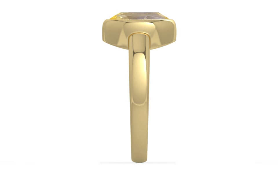 Ashtadhatu Ceylon Yellow Sapphire Ring Prime Quality (R6)