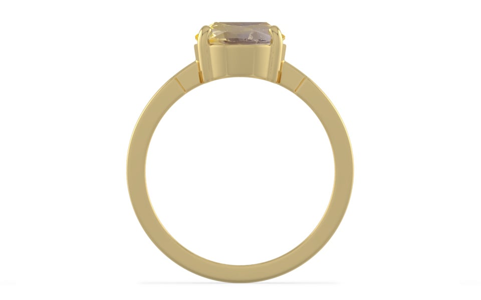 Ashtadhatu Ceylon Yellow Sapphire Ring Prime Quality (R8)