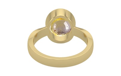 Ashtadhatu Ceylon Yellow Sapphire Ring Prime Quality (R9)