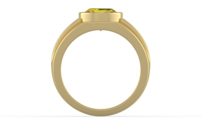 Ashtadhatu Ceylon Yellow Sapphire Ring Rare Quality (R1)