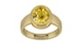 Ashtadhatu Ceylon Yellow Sapphire Ring Rare Quality (R3)