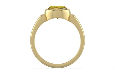 Ashtadhatu Ceylon Yellow Sapphire Ring Rare Quality (R6)