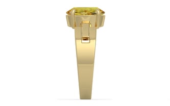 Ashtadhatu Ceylon Yellow Sapphire Ring Rare Quality (R8)