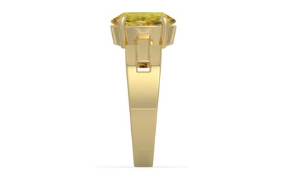 Ashtadhatu Ceylon Yellow Sapphire Ring Rare Quality (R8)