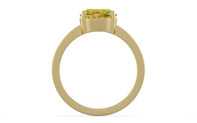 Ashtadhatu Ceylon Yellow Sapphire Ring Rare Quality (R8)