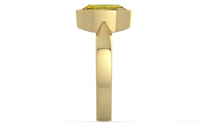 Ashtadhatu Ceylon Yellow Sapphire Ring Rare Quality (R9)