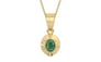 Ashtadhatu Emerald Pendant Fine Quality (P11)