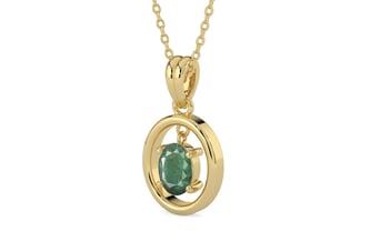 Ashtadhatu Emerald Pendant Fine Quality (P2)