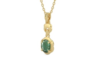 Ashtadhatu Emerald Pendant Fine Quality (P6)