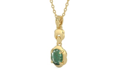 Ashtadhatu Emerald Pendant Fine Quality (P6)