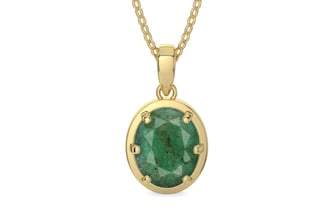 Ashtadhatu Emerald Pendant Fine Quality (P8)