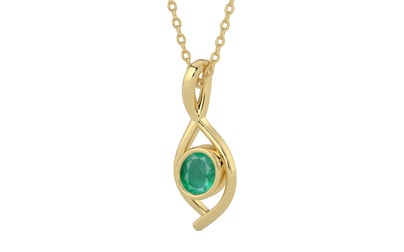 Ashtadhatu Emerald Pendant Limited Quality (P1)