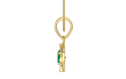Ashtadhatu Emerald Pendant Limited Quality (P11)