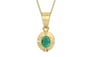 Ashtadhatu Emerald Pendant Limited Quality (P11)