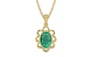 Ashtadhatu Emerald Pendant Limited Quality (P3)