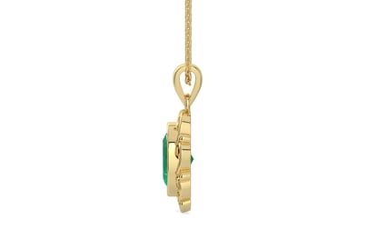Ashtadhatu Emerald Pendant Limited Quality (P5)