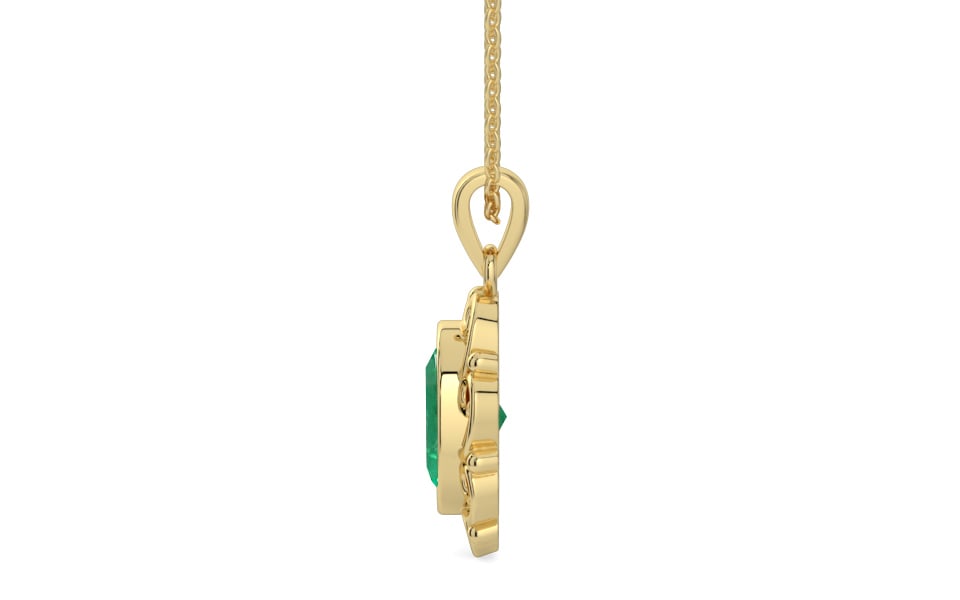 Ashtadhatu Emerald Pendant Limited Quality (P5)