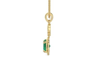 Ashtadhatu Emerald Pendant Limited Quality (P6)