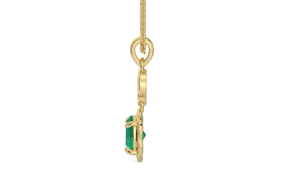 Ashtadhatu Emerald Pendant Limited Quality (P6)