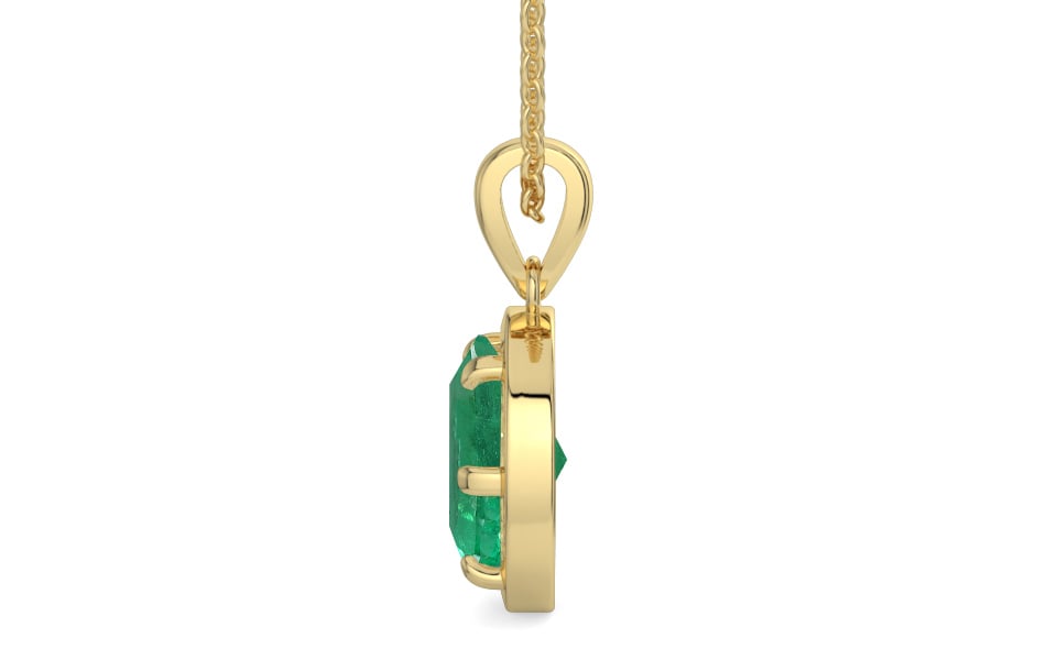 Ashtadhatu Emerald Pendant Limited Quality (P8)