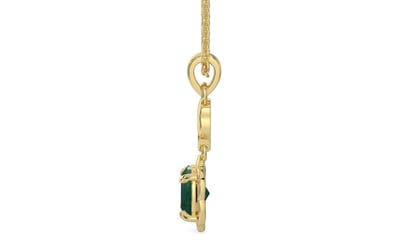 Ashtadhatu Emerald Pendant Prime Quality (P6)