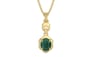 Ashtadhatu Emerald Pendant Prime Quality (P6)